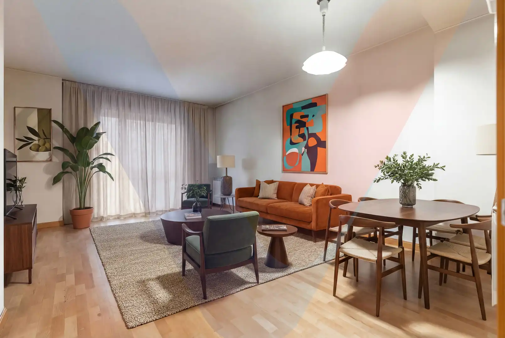 Living room of Flat for sale in Madrid  with Heating, Terrace and Storage room