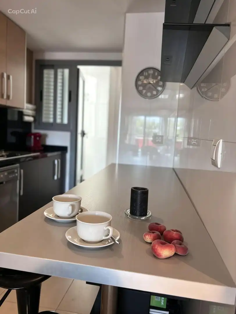 Cocina de Apartamento en venta en Dénia con Aire acondicionado, Calefacción y Terraza