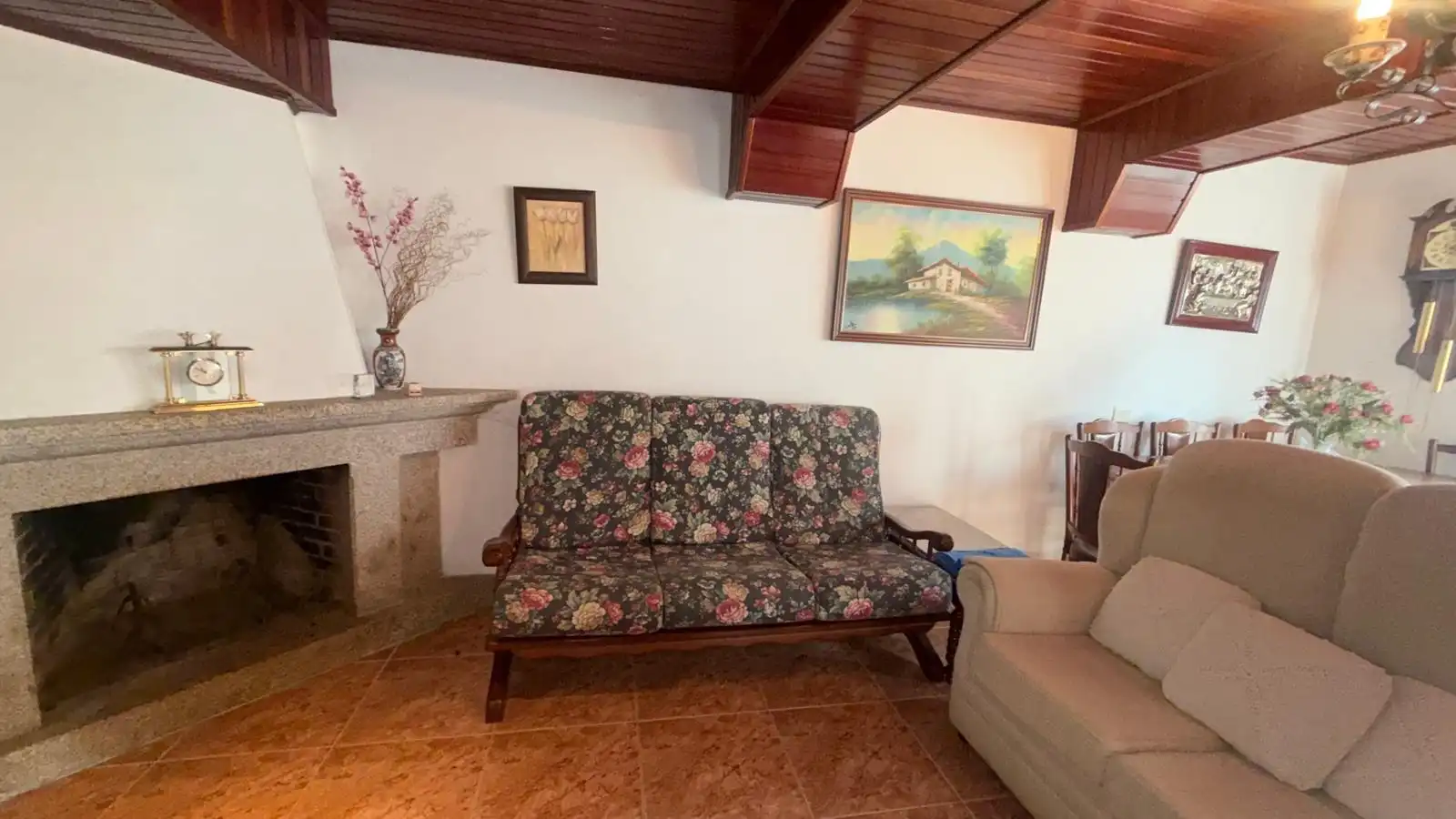Sala d'estar de Casa o xalet de lloguer en Trasmiras amb Calefacció, Moblat i Balcó