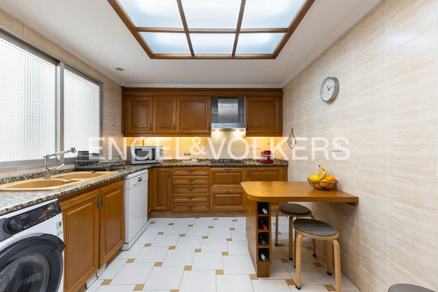 Cocina de Piso de alquiler en Valencia con Aire acondicionado, Calefacción y Parquet