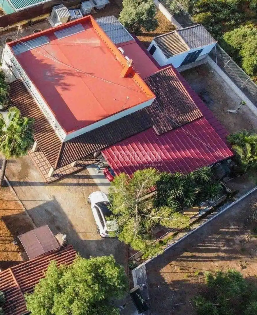 Vista exterior de Finca rústica en venta en Utrera con Aire acondicionado, Calefacción y Amueblado