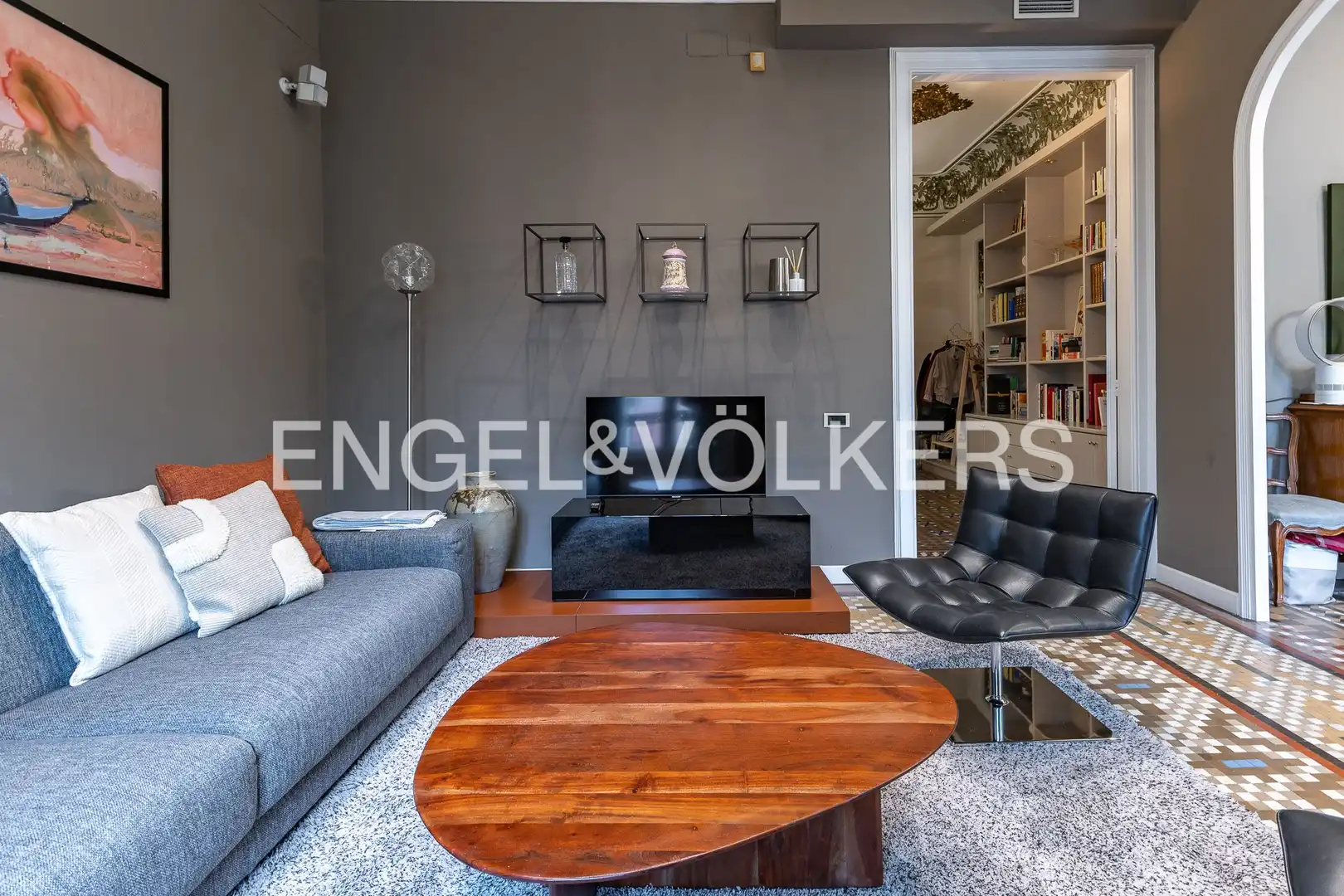 Sala de estar de Piso en venta en Eixample