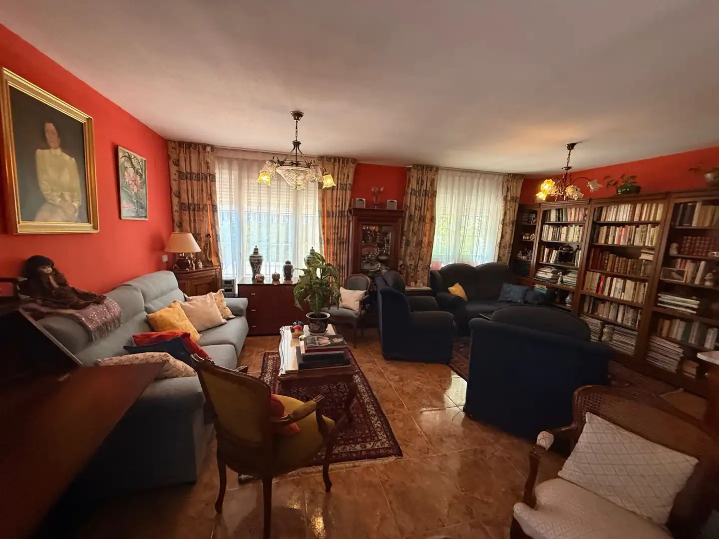 Sala d'estar de Casa o xalet en venda en Magaz de Pisuerga amb Calefacció