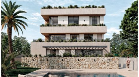 Exclusivos y lujosos apartamentos de dos niveles en Santa Ponsa