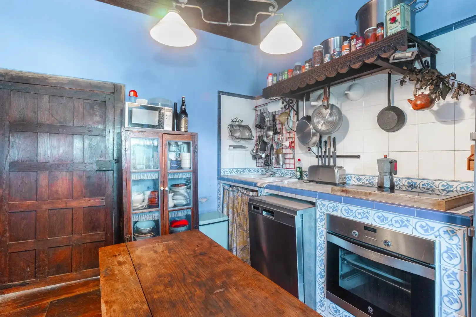 Cocina de Casa o chalet en venta en Proaza con Calefacción, Jardín privado y Terraza