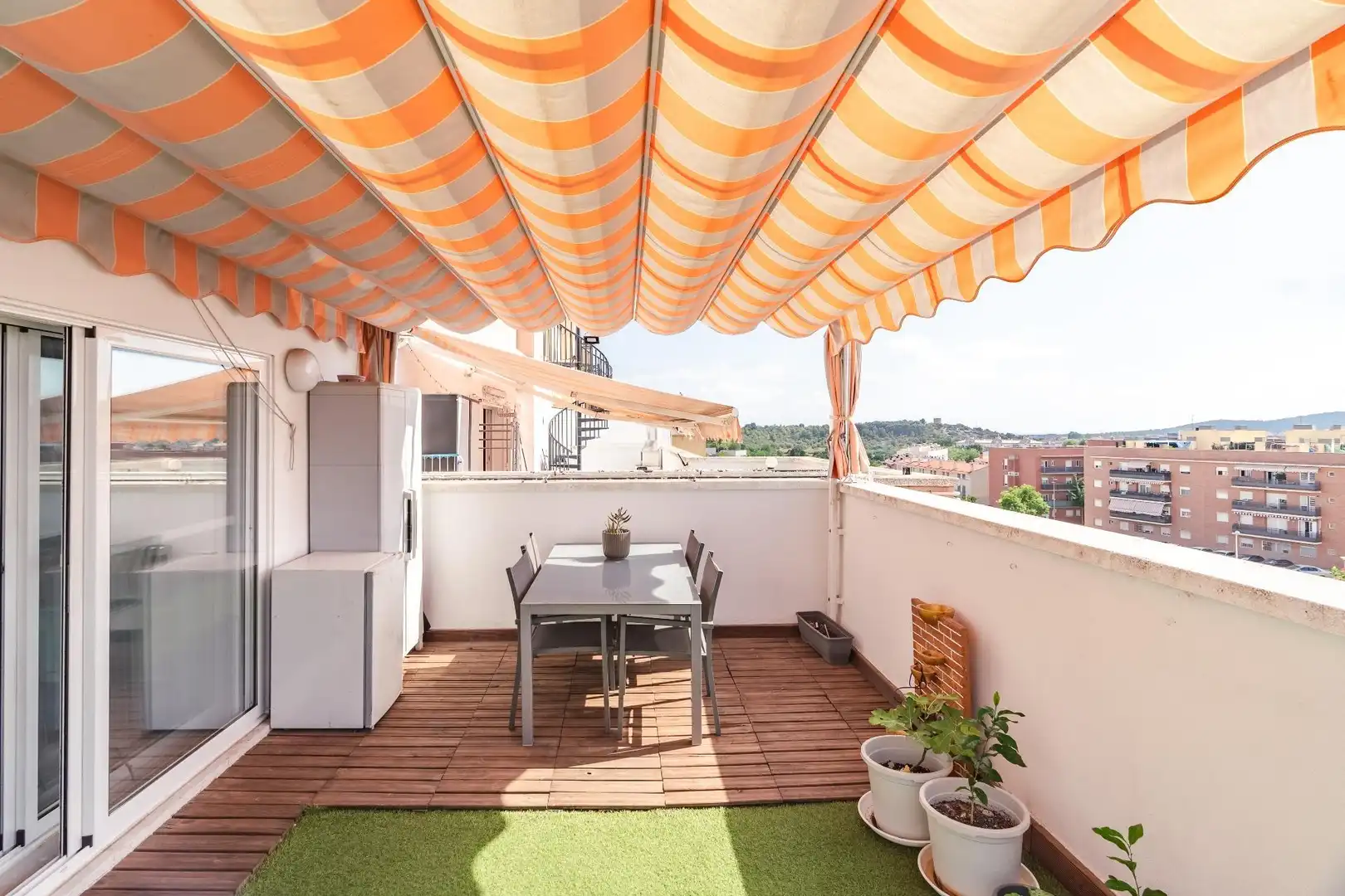 Terrasse von Dachboden zum Verkauf in El Vendrell mit Heizung, Parkett und Terrasse