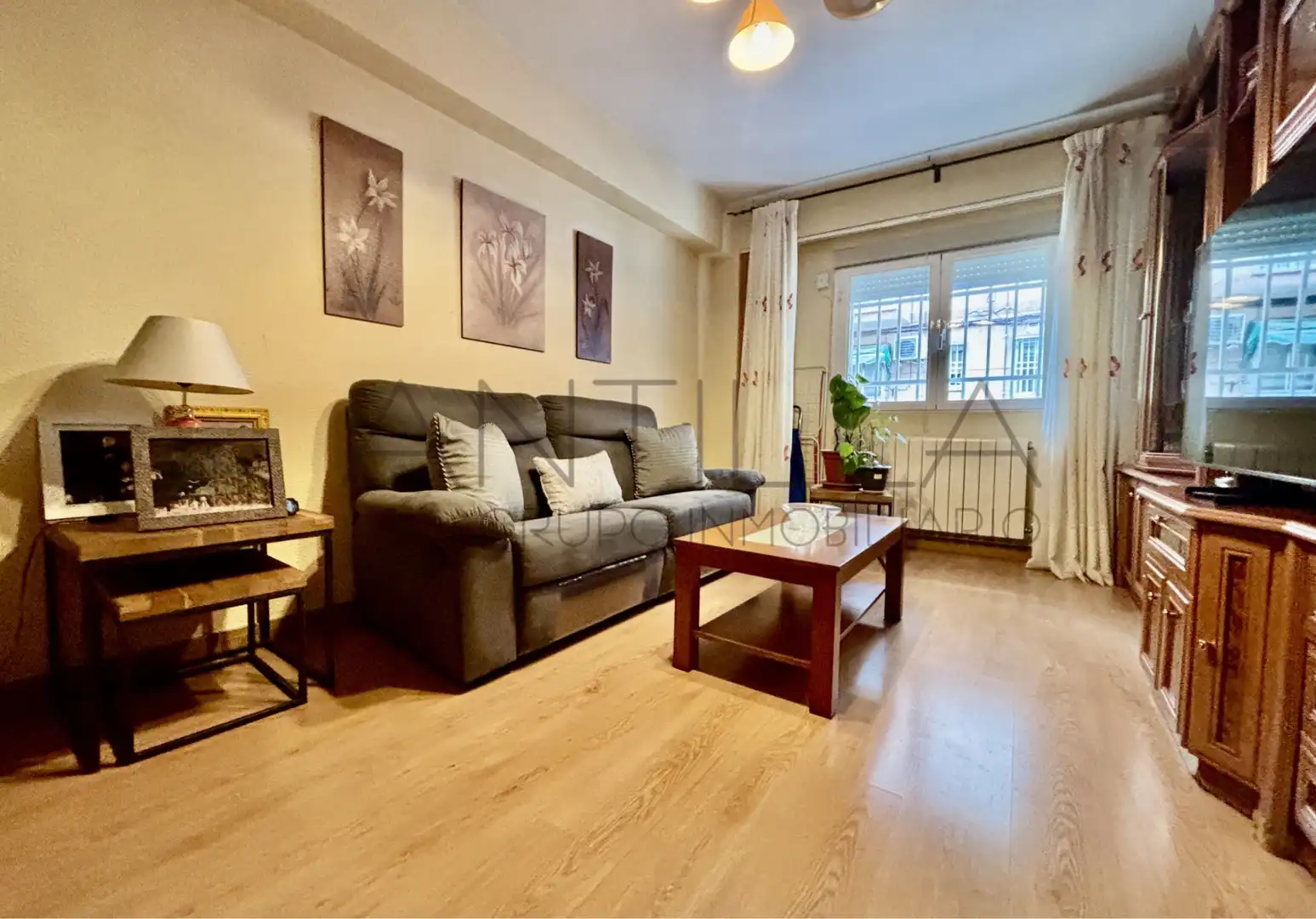 Living room of Flat for sale in Madrid  with Heating, Furnished and Alarm