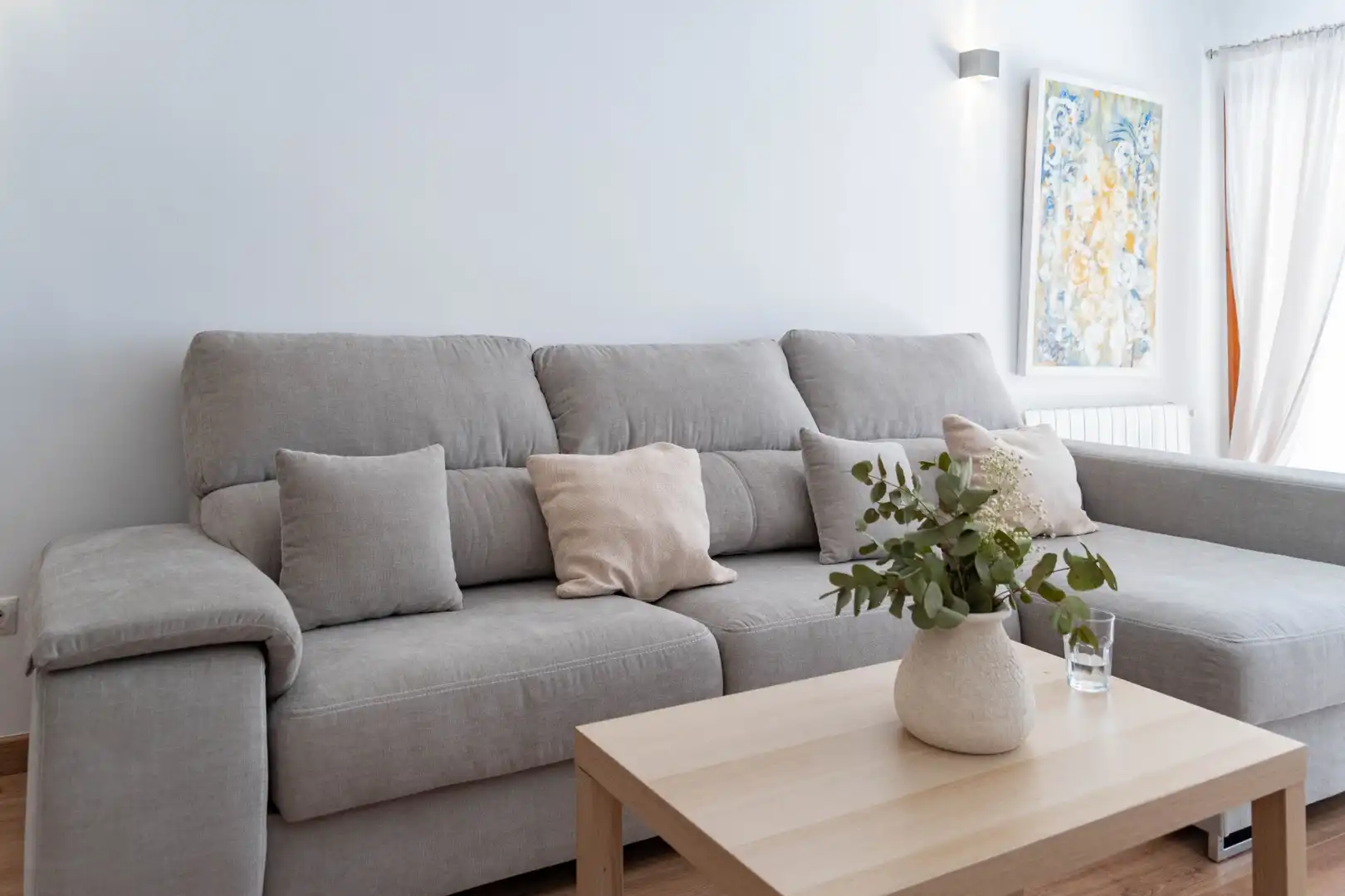 Living room of Flat for rent in  Palma de Mallorca  with Air Conditioner, Heating and Terrace