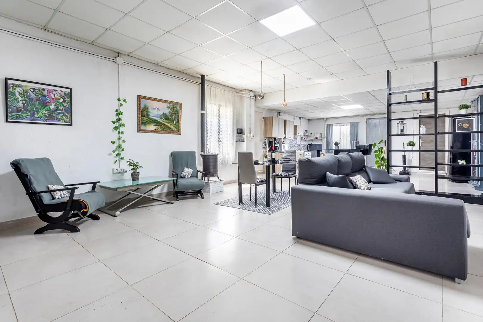 Sala d'estar de Casa o xalet en venda en Fortaleny