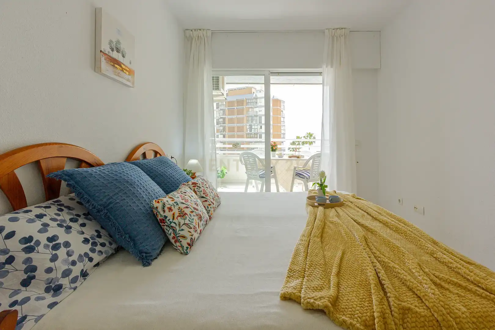 Bedroom of Apartments for sale in Calpe / Calp  with Air Conditioner, Storage room and Oven