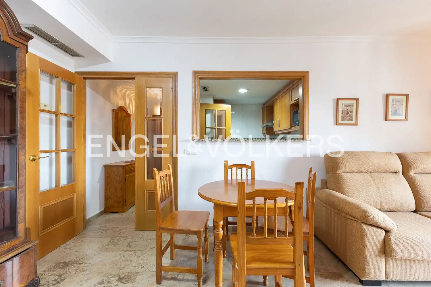 Comedor de Piso de alquiler en Valencia con Aire acondicionado, Calefacción y Jardín privado