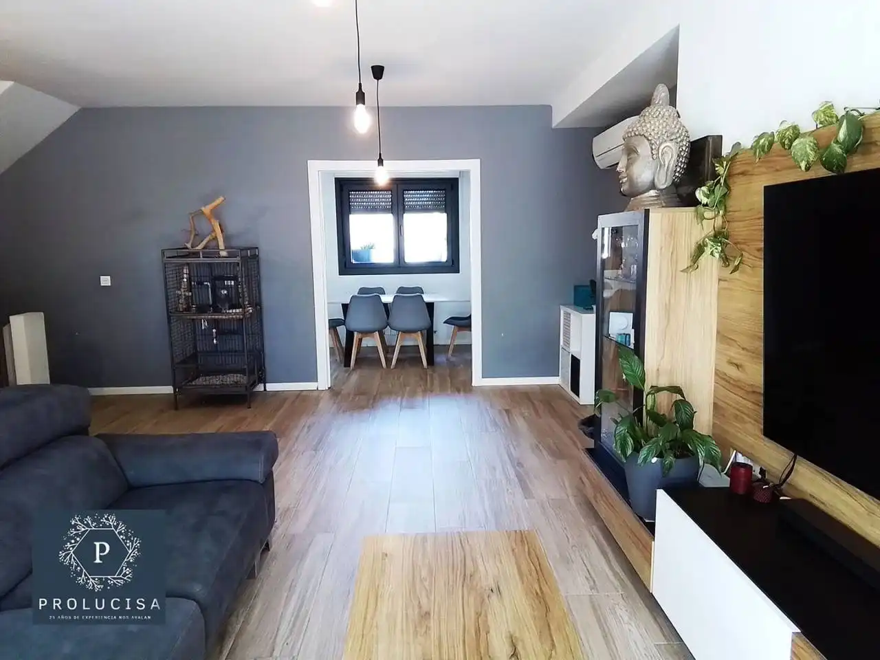 Sala d'estar de Casa adosada en venda en Moraleja de Enmedio amb Aire condicionat, Calefacció i Terrassa