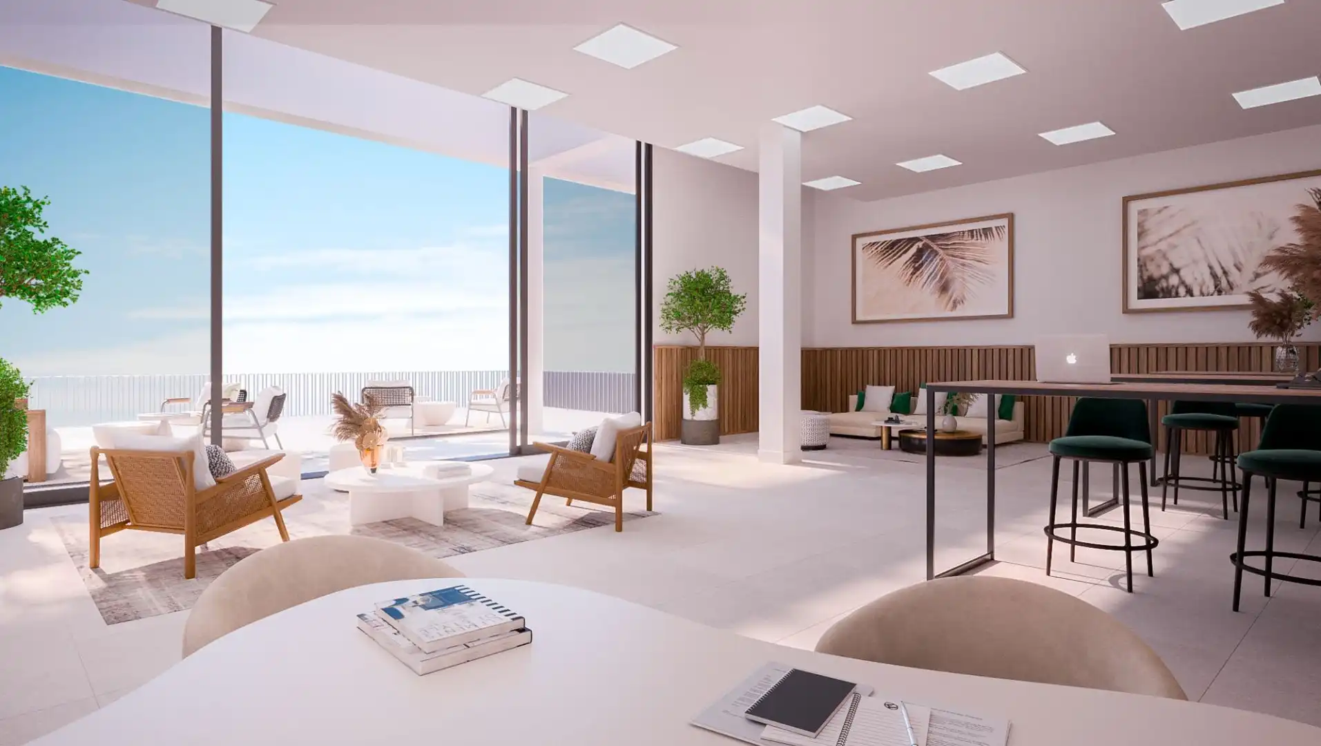 Sala de estar de Piso en venta en Marbella con Aire acondicionado, Calefacción y Terraza