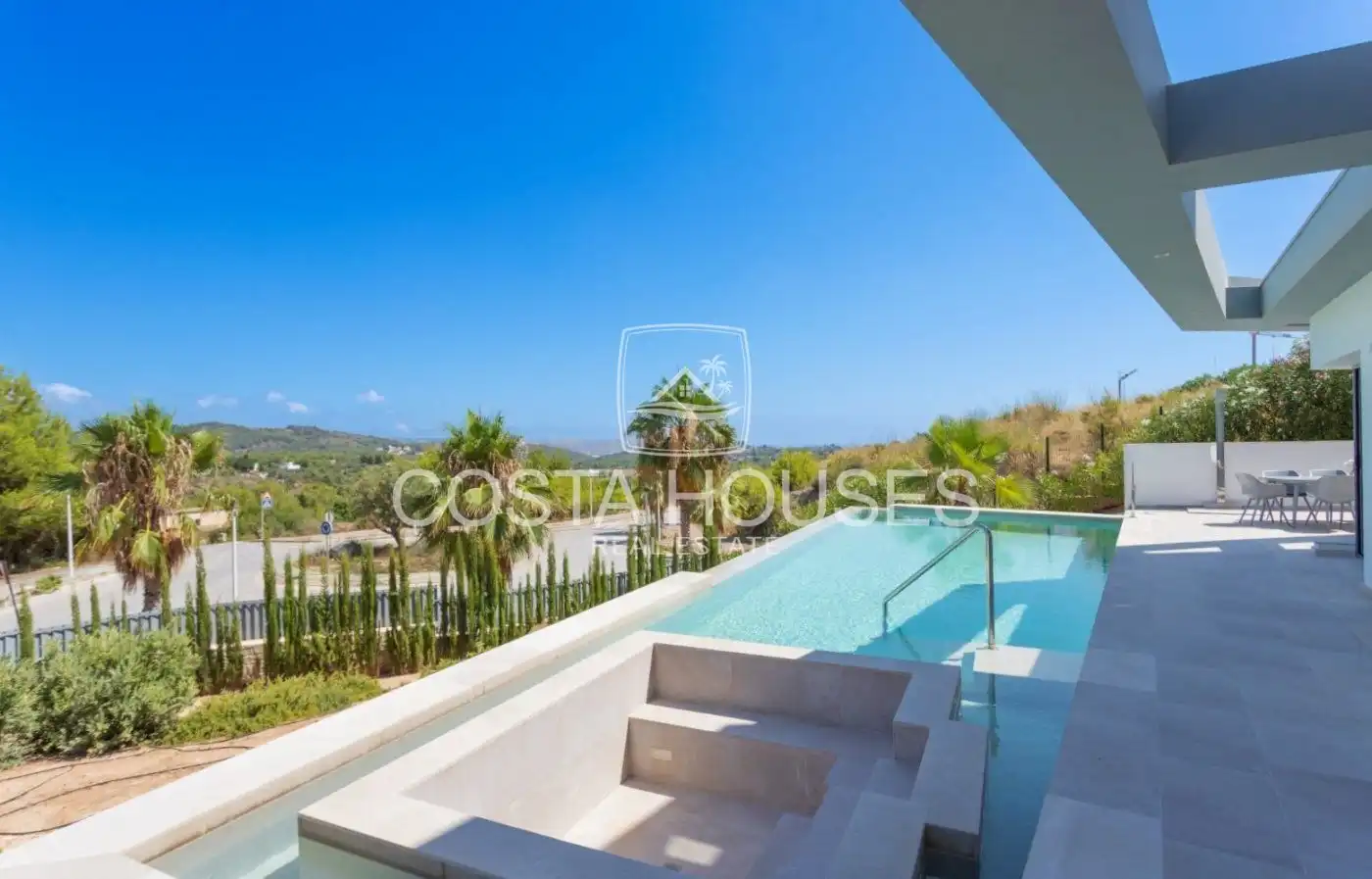 Swimming pool of Houses for sale in Jávea / Xàbia  with Air Conditioner, Private garden and Terrace