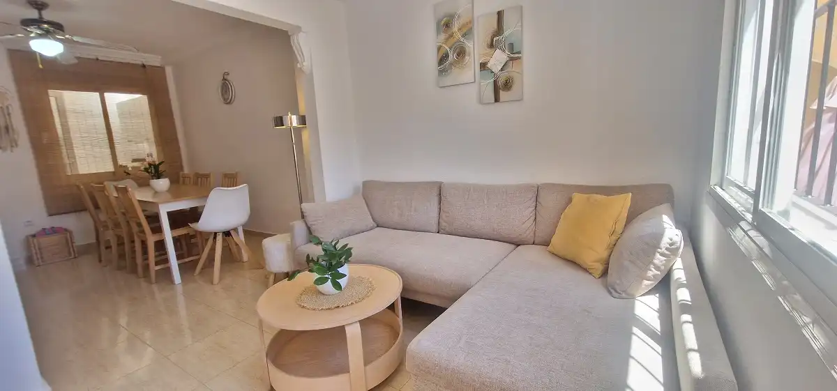 Living room of Houses for sale in Santa Pola  with Air Conditioner, Terrace and Furnished