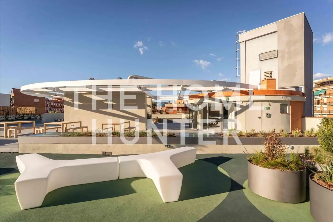 Terrasse von Büro zur Miete in Barcelona mit Heizung und Abstellraum