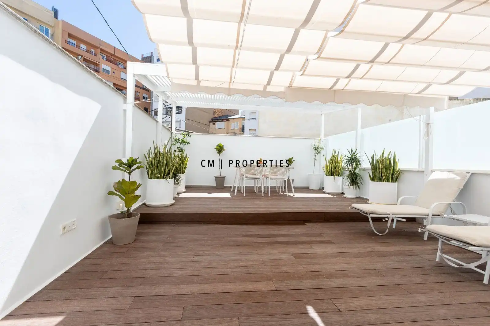 Terrassa de Pis de lloguer en Valencia amb Aire condicionat, Parquet i Terrassa