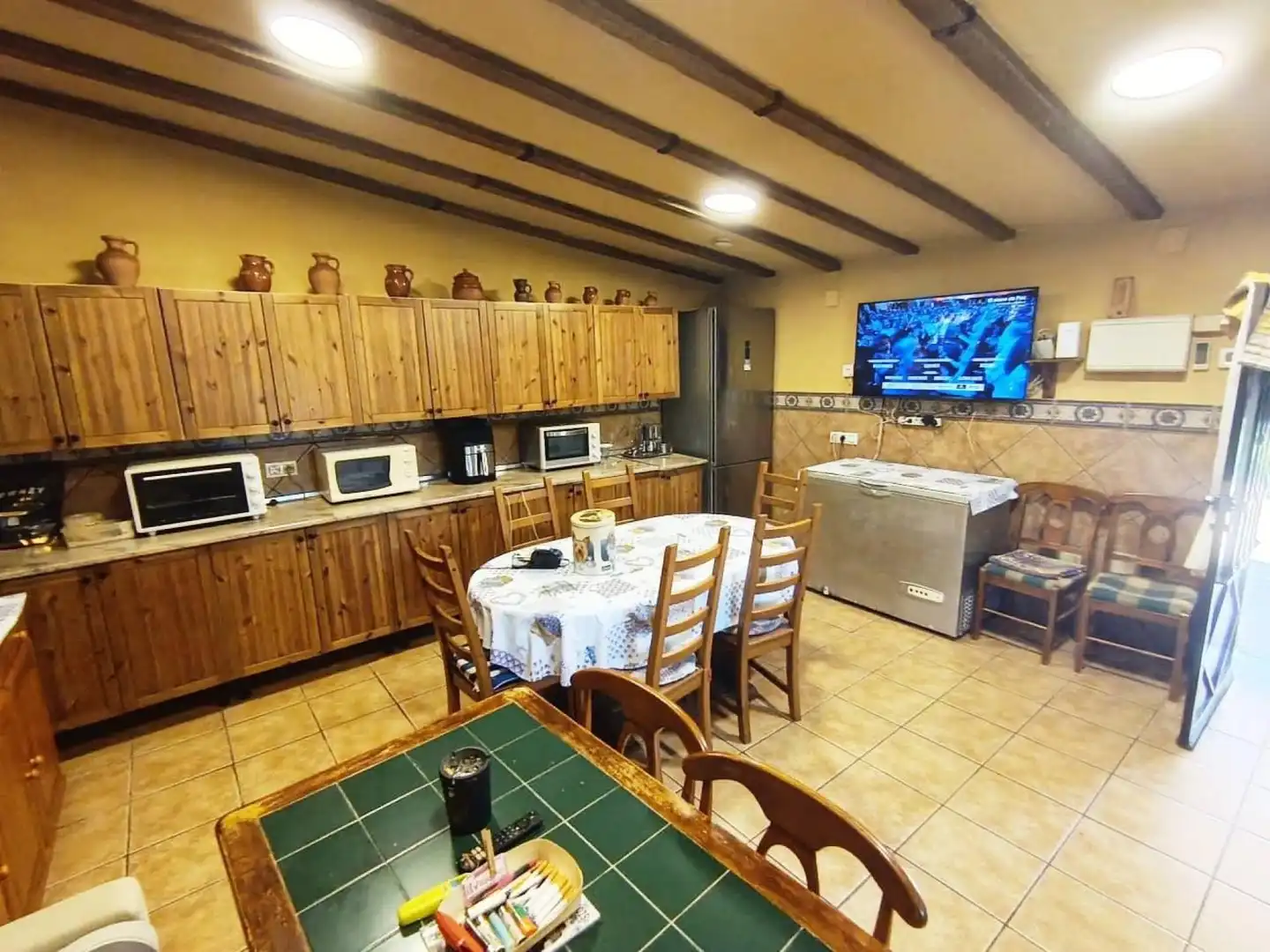 Cocina de Casa o chalet en venta en Otero con Aire acondicionado, Terraza y Piscina