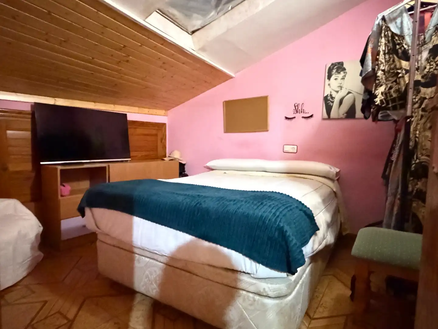 Bedroom of Flat for sale in Plasencia  with Air Conditioner, Heating and Furnished