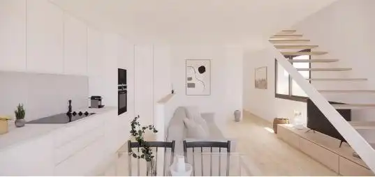 Sala de estar de Dúplex en venta en Castellar del Vallès con Aire acondicionado, Calefacción y Parquet
