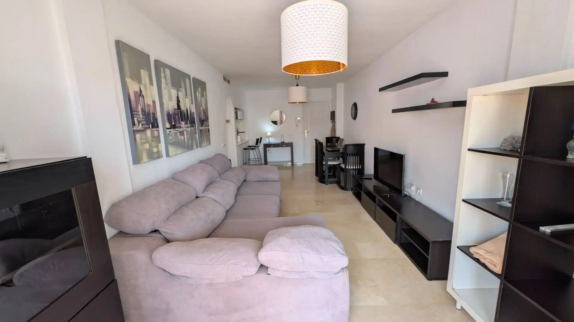 Living room of Flat for sale in Benalmádena  with Air Conditioner, Heating and Terrace