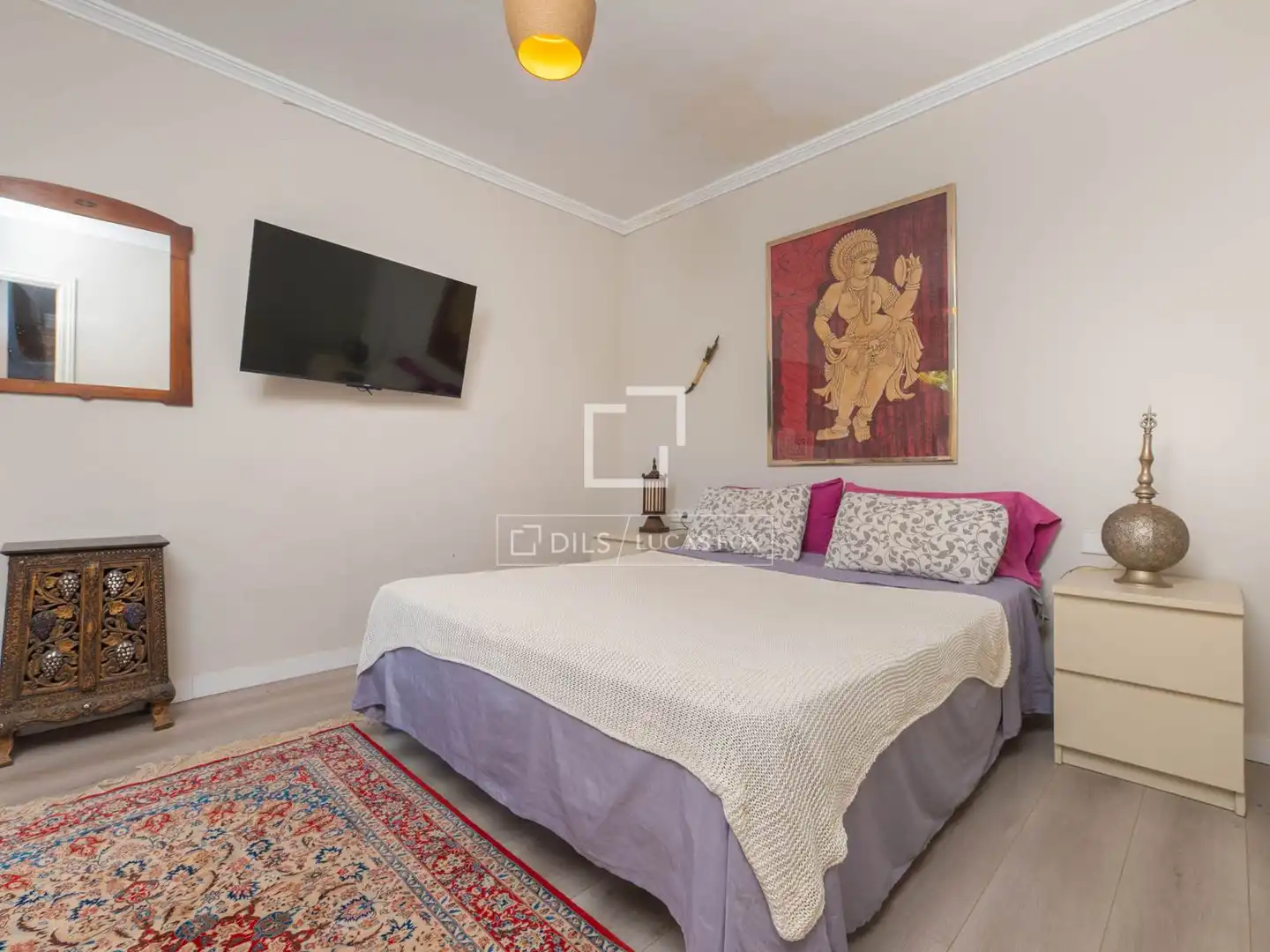Schlafzimmer von Wohnung zum Verkauf in Eivissa mit Klimaanlage, Privatgarten und Terrasse