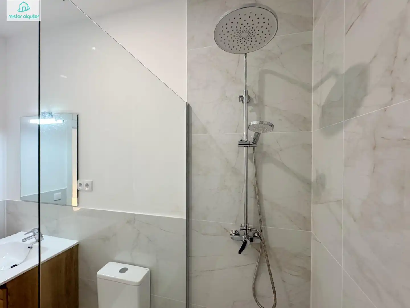 Baño de Planta baja de alquiler en San Vicente del Raspeig / Sant Vicent del Raspeig con Aire acondicionado, Calefacción y Amueblado