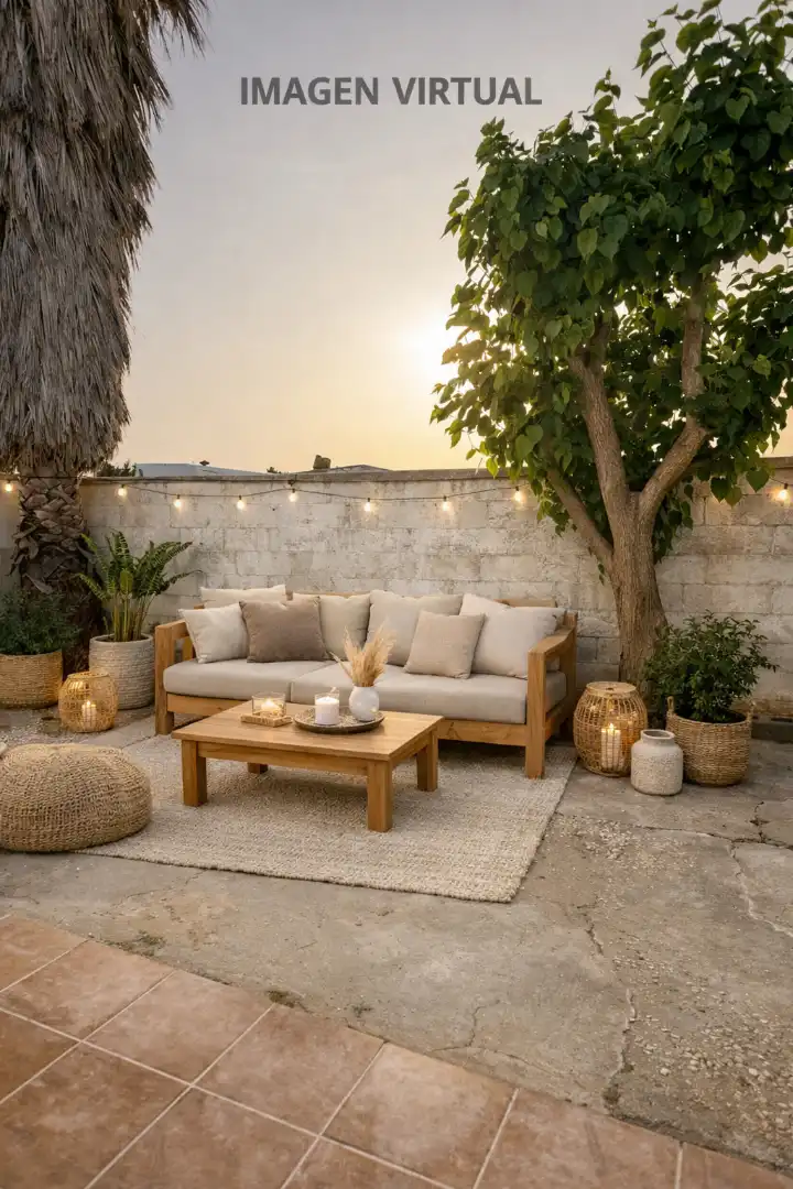 Terraza de Casa o chalet en venta en Chiclana de la Frontera con Jardín privado, Terraza y Piscina