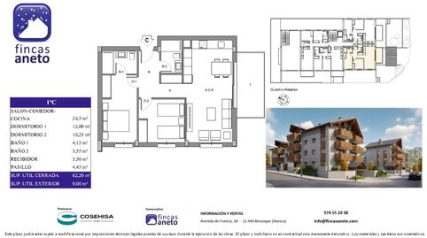Foto 2 de Apartamento en venta en Calle Remascaro, Benasque, Huesca