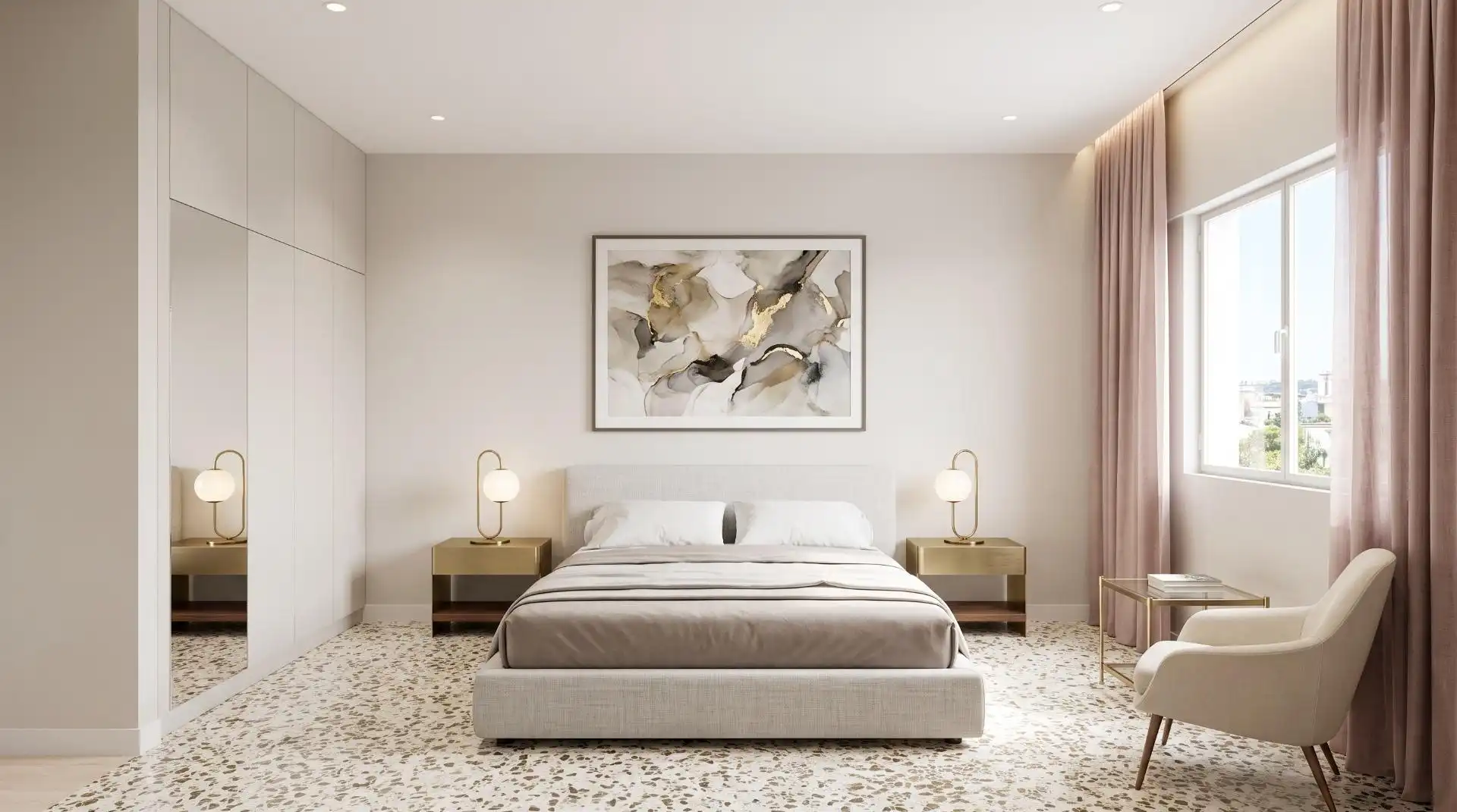 Habitación de Casa adosada en venta en Sanlúcar la Mayor con Aire acondicionado, Calefacción y Terraza