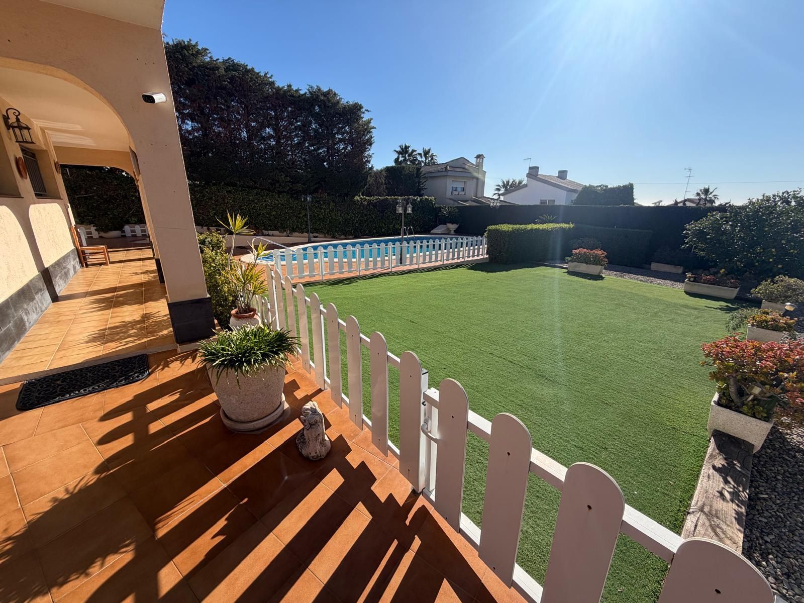 Garden of Houses for sale in El Vendrell  with Heating, Terrace and Swimming Pool