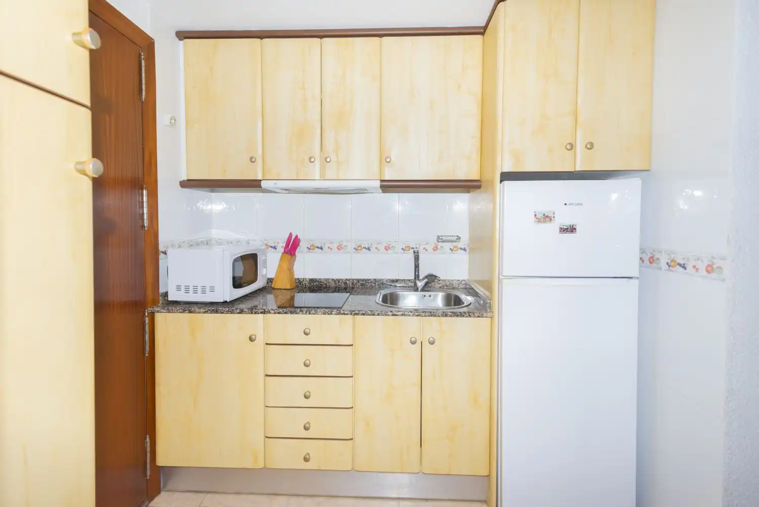 Küche von Wohnungen zum Verkauf in Calpe / Calp mit Klimaanlage, Heizung und Terrasse