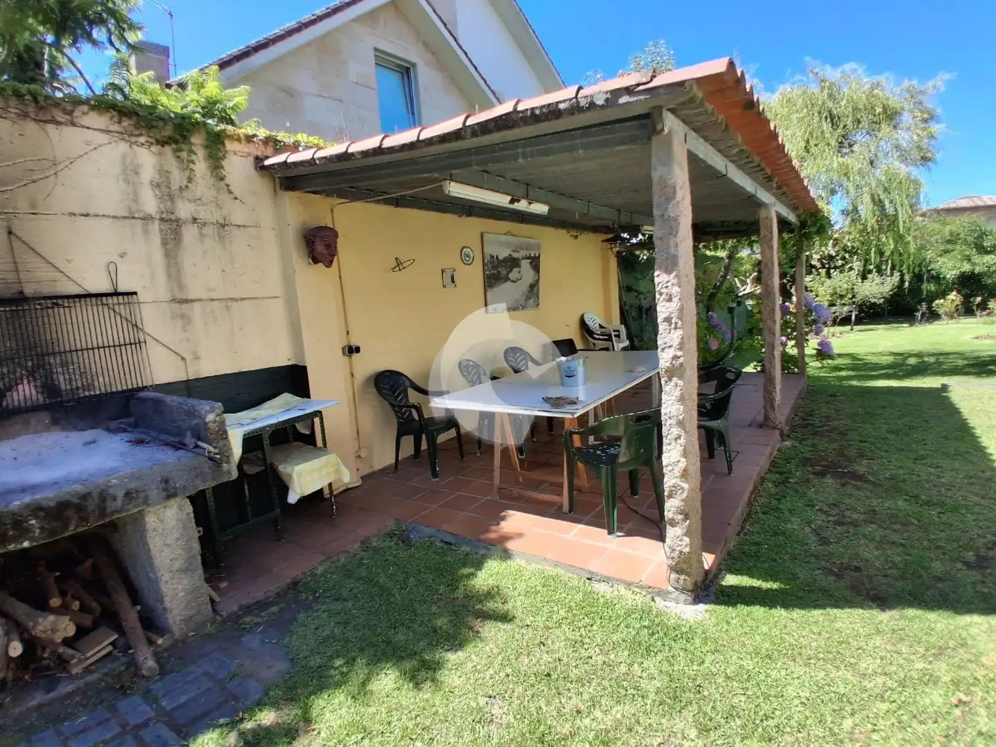 Garden of Houses for sale in Nigrán  with Private garden