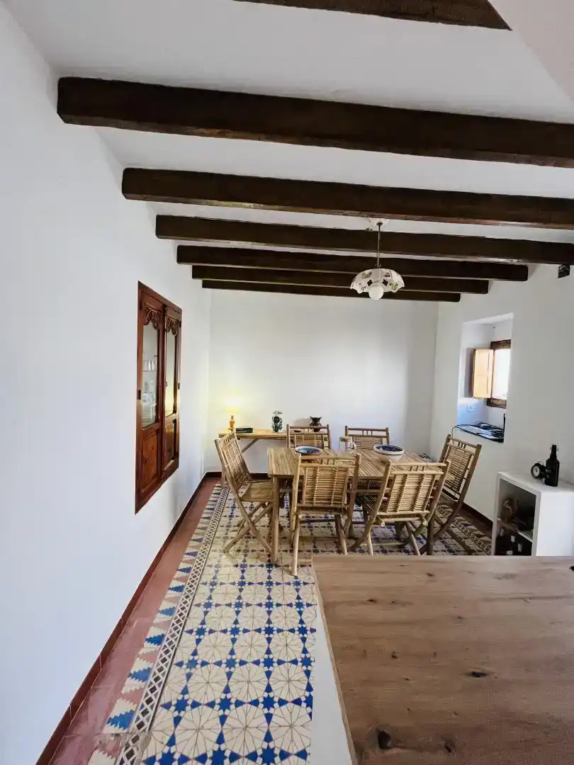 Esszimmer von Country house zur Miete in Archidona mit Privatgarten, Parkett und Abstellraum