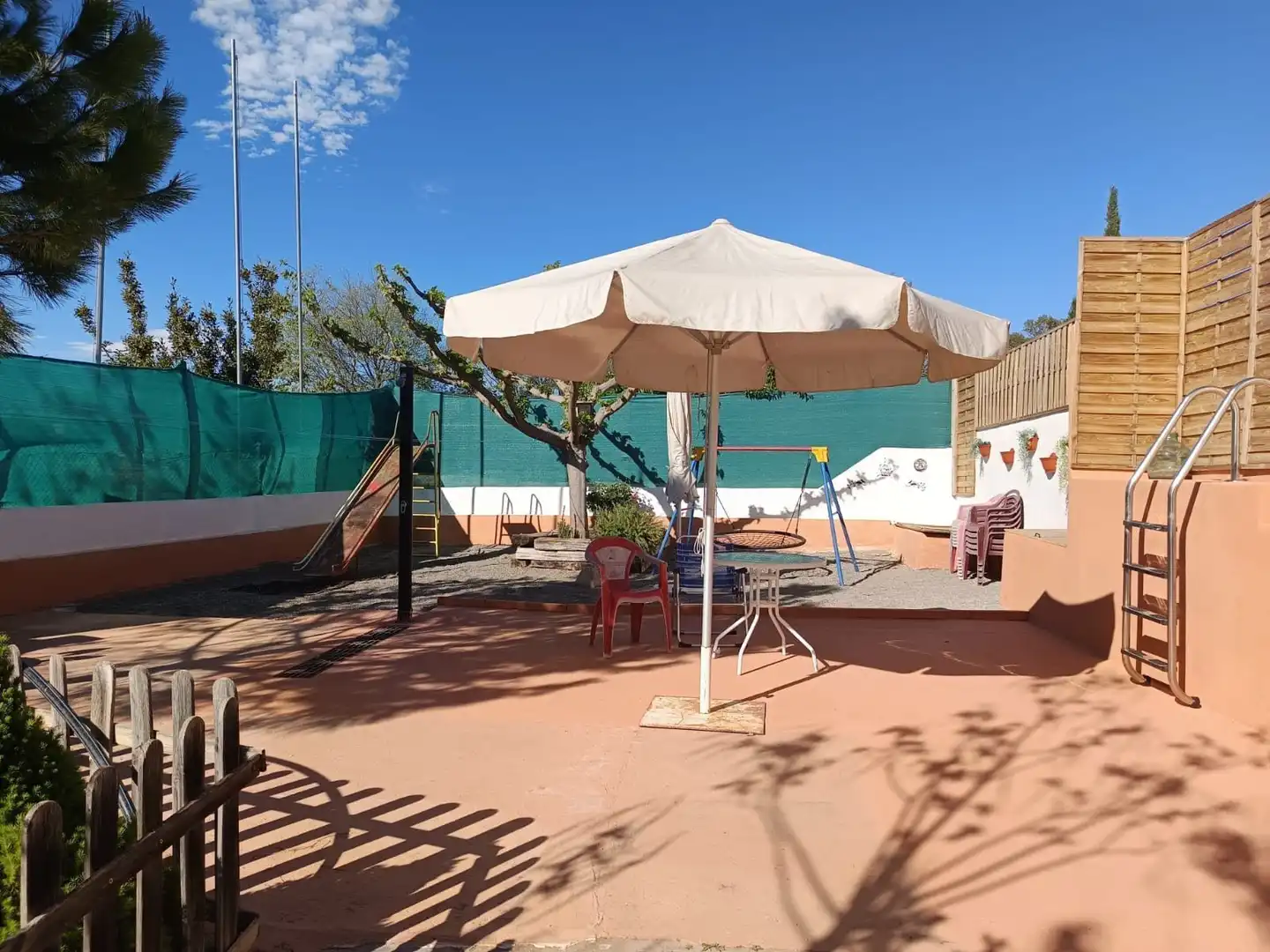 Terraza de Finca rústica en venta en Monzón con Calefacción, Jardín privado y Terraza