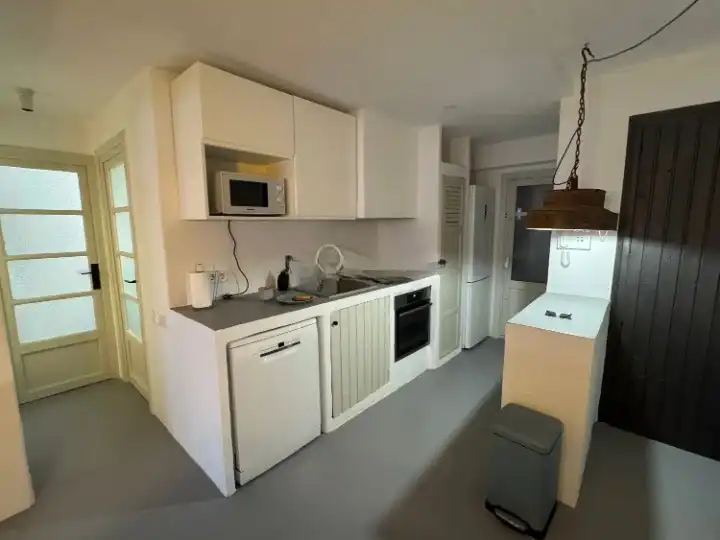 Küche von Wohnung zur Miete in Valencia mit Klimaanlage, Heizung und Privatgarten