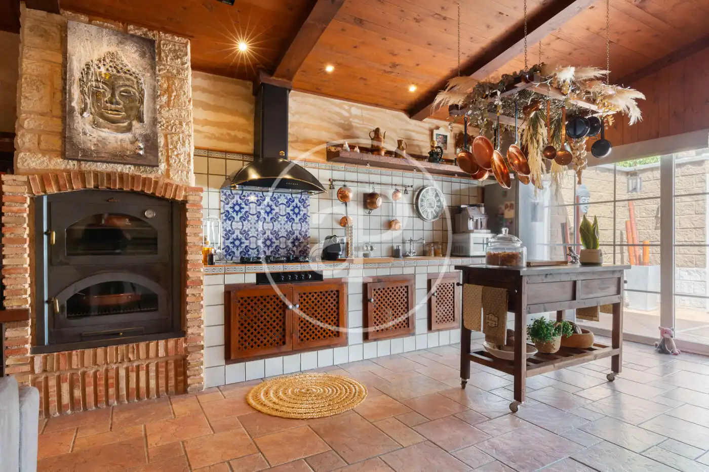 Cocina de Casa o chalet en venta en Elda con Aire acondicionado, Calefacción y Jardín privado