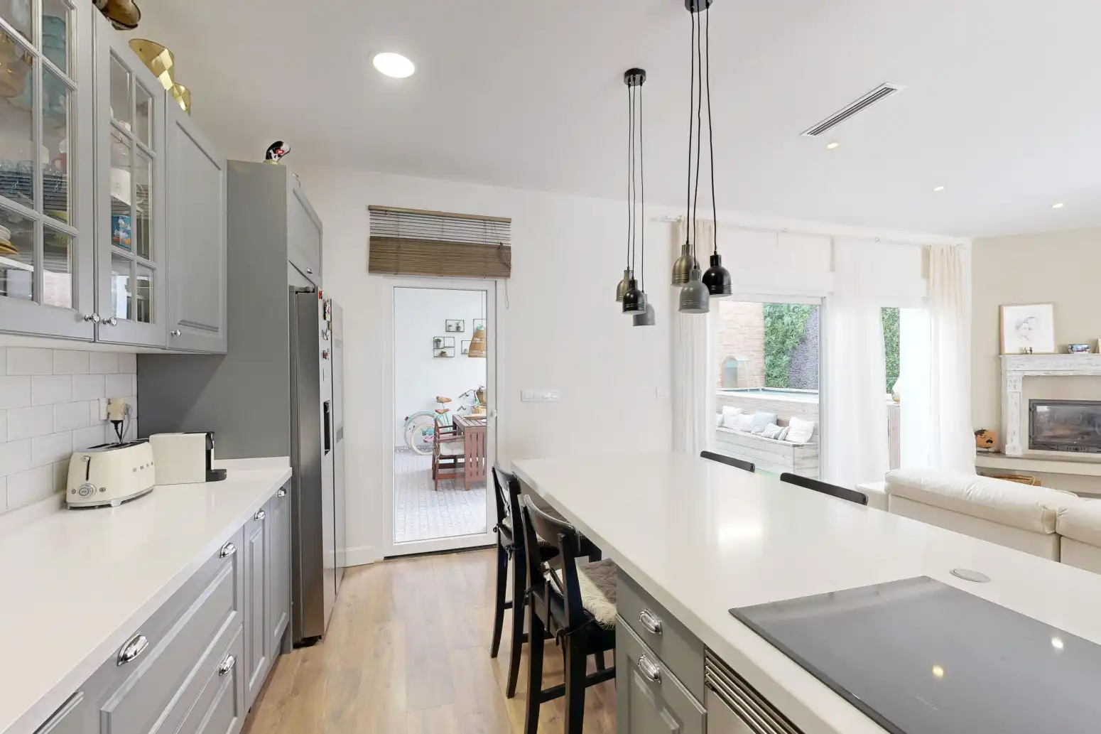 Kitchen of Houses for sale in Cartagena  with Air Conditioner, Parquet flooring and Terrace
