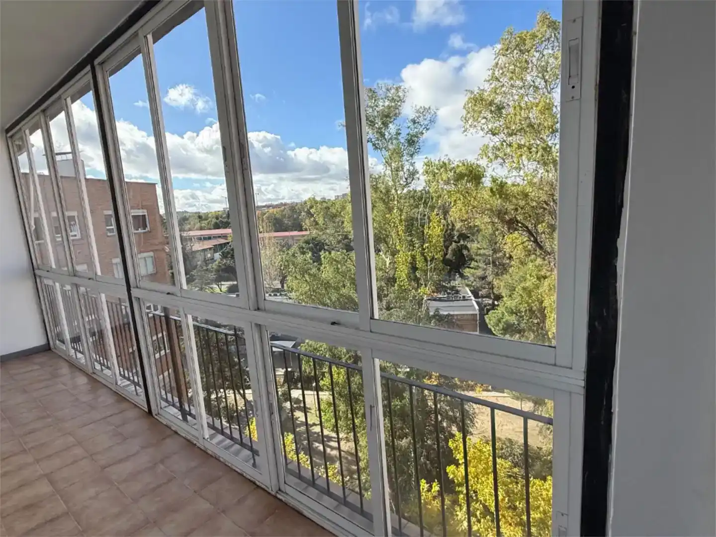 Terrassa de Pis per a compartir en Madrid amb Aire condicionat, Jardí privat i Parquet