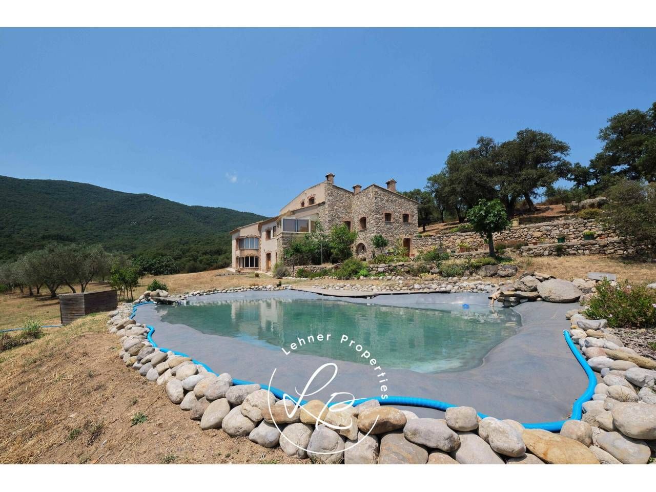 Swimming pool of Country house for sale in La Jonquera  with Heating, Private garden and Terrace