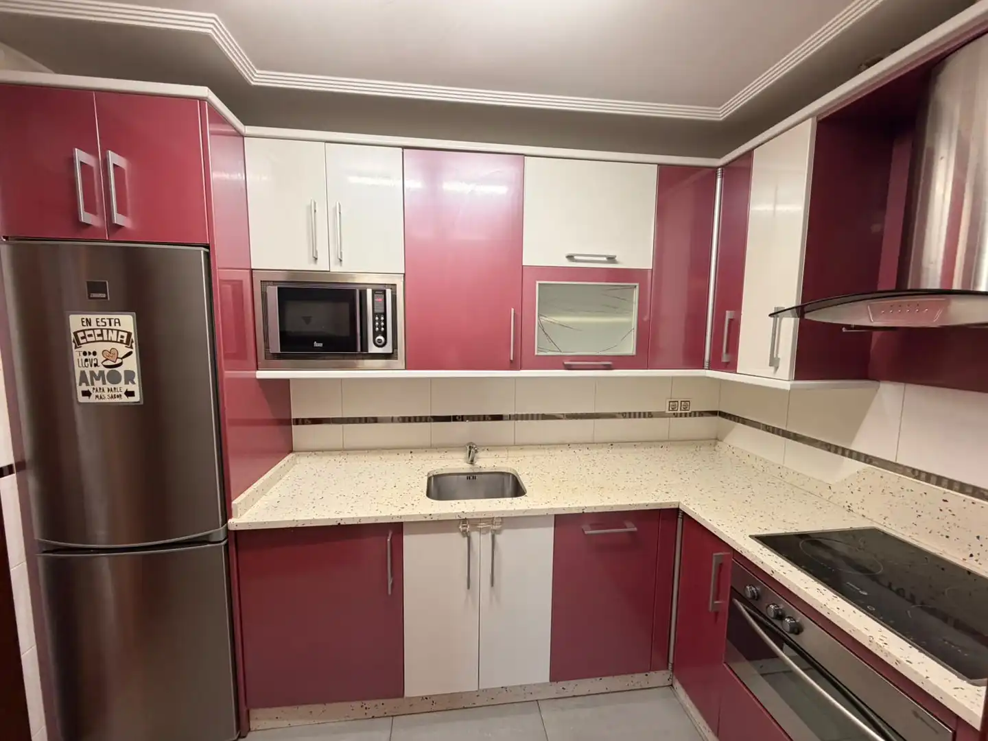 Cocina de Piso en venta en Barakaldo  con Calefacción, Parquet y Amueblado