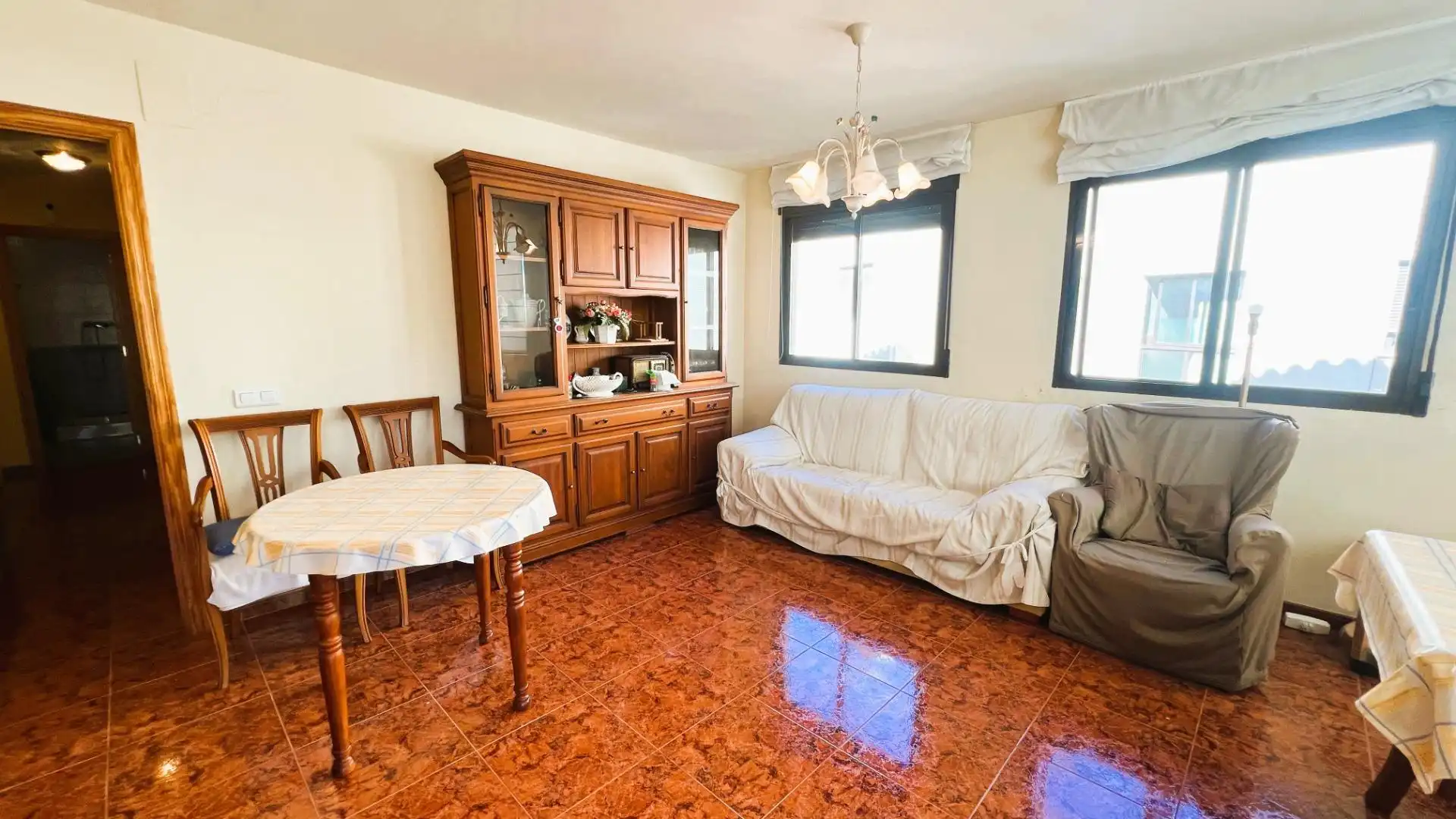 Living room of Detached homes for sale in La Pobla de Tornesa  with Private garden, Terrace and Storage room