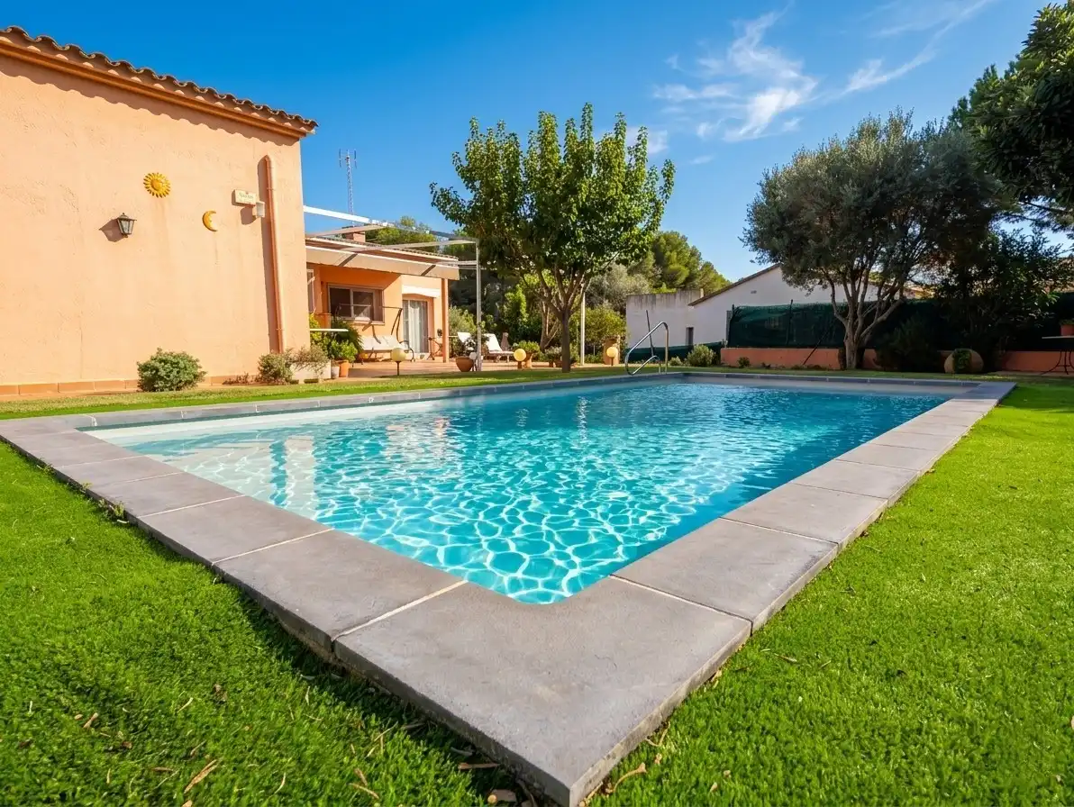 Schwimmbecken von Haus oder Chalet zum Verkauf in Calonge i Sant Antoni mit Heizung, Privatgarten und Terrasse