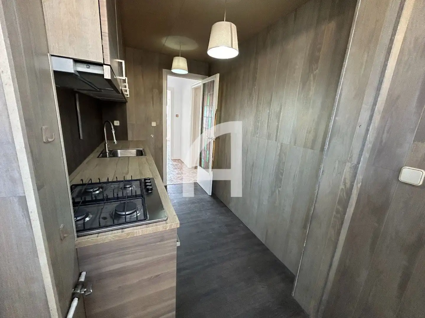 Küche von Wohnung zur Miete in Barcelona mit Terrasse und Balkon