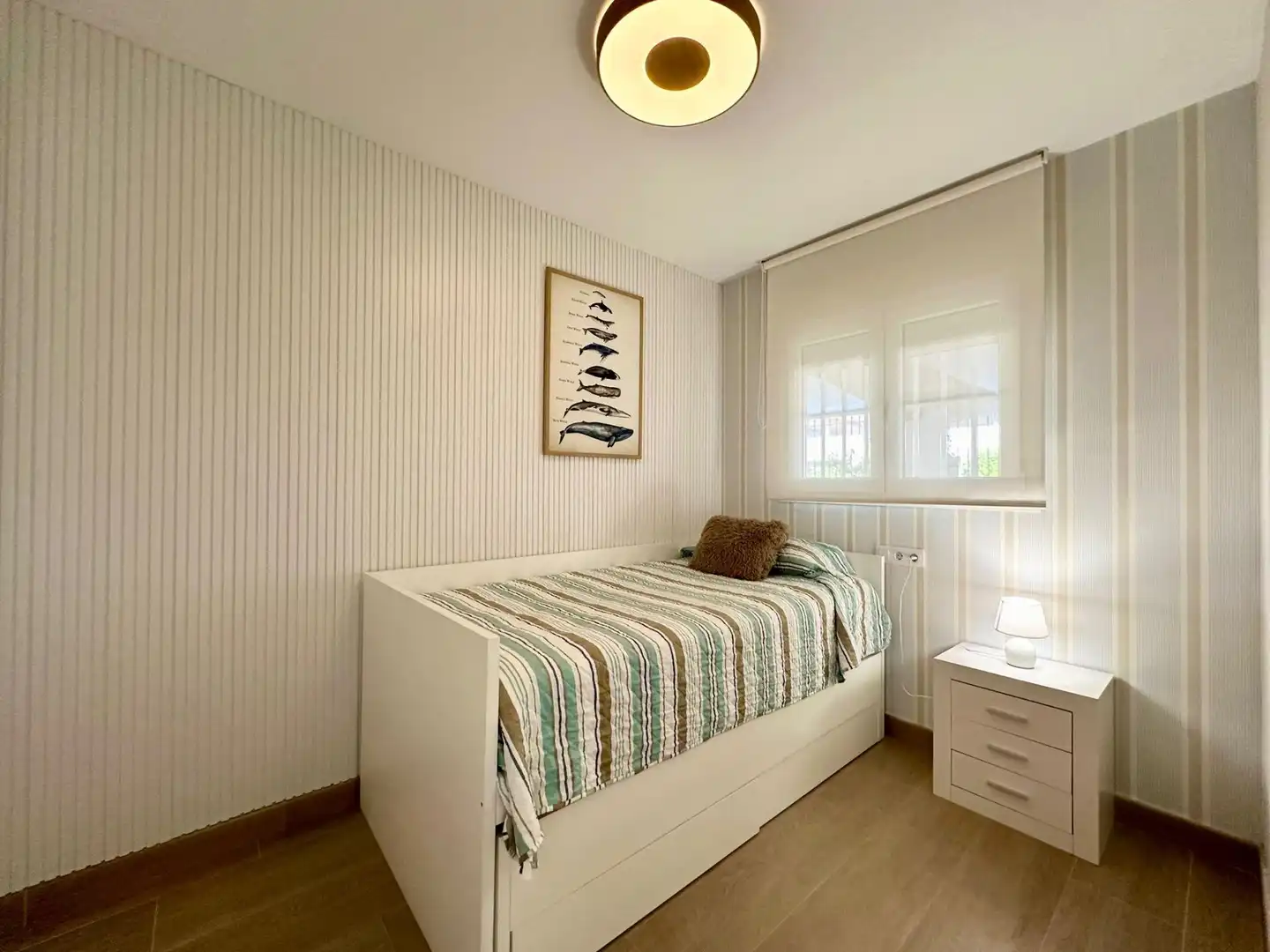 Bedroom of Detached homes for sale in Roquetas de Mar  with Air Conditioner, Heating and Furnished