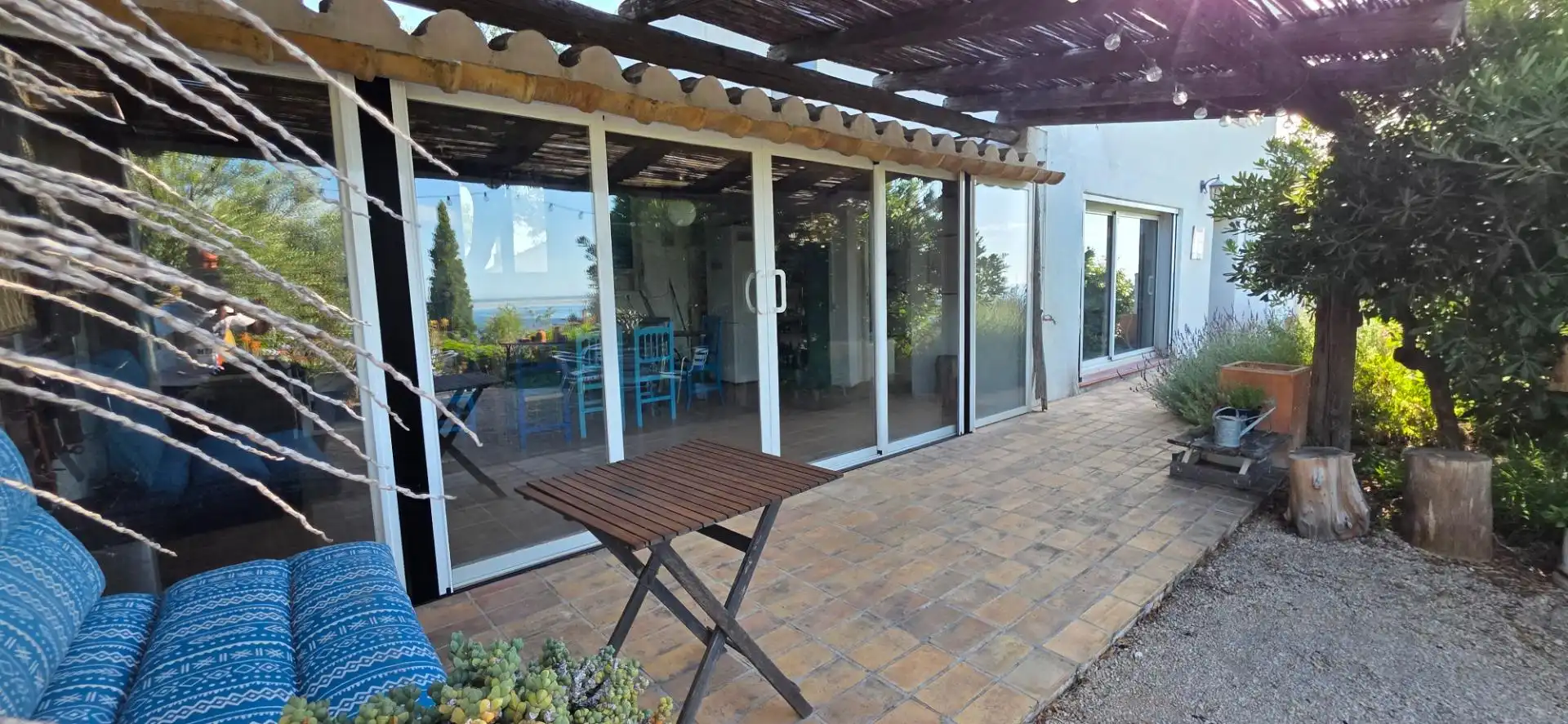Terraza de Finca rústica en venta en El Perelló con Calefacción, Jardín privado y Terraza
