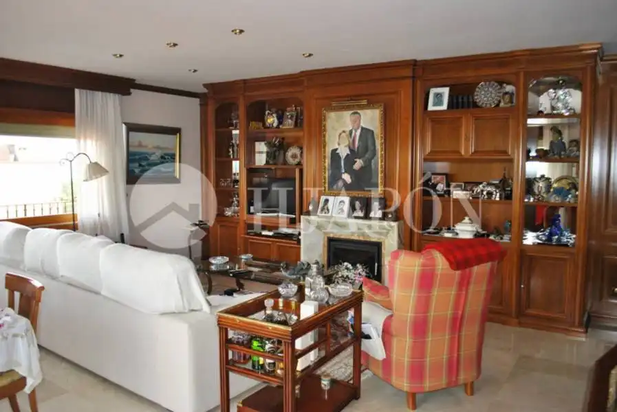 Sala d'estar de Casa o xalet en venda en Alella amb Aire condicionat, Calefacció i Jardí privat