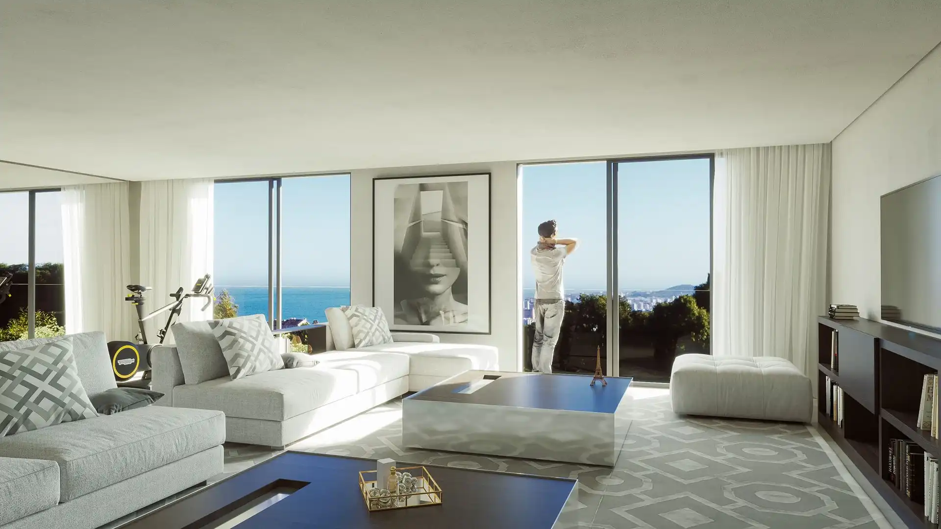 Sala de estar de Casa o chalet en venta en Fuengirola con Terraza y Balcón