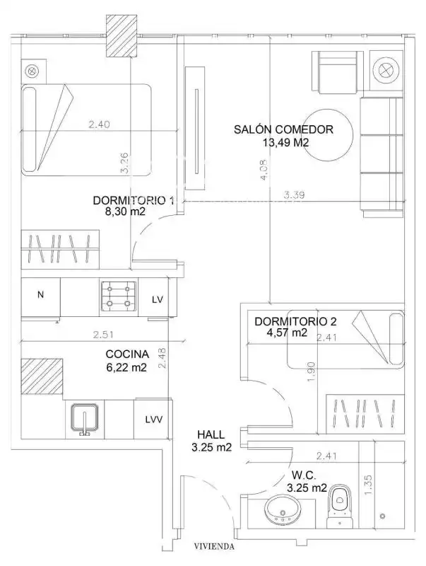 Flat for sale in Madrid  with Air Conditioner and Heating