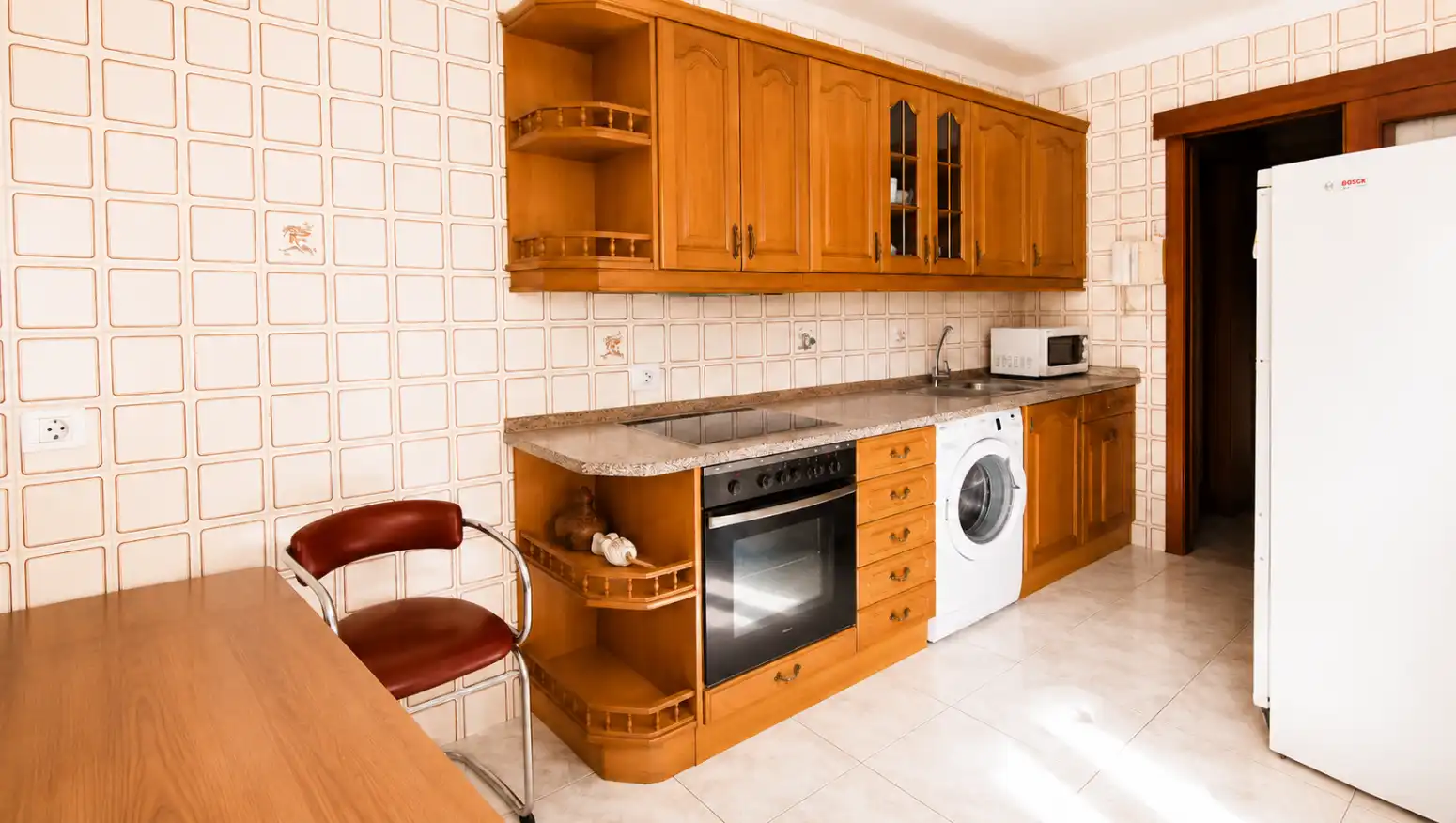 Kitchen of Flat for rent in Villava / Atarrabia  with Heating, Parquet flooring and Terrace